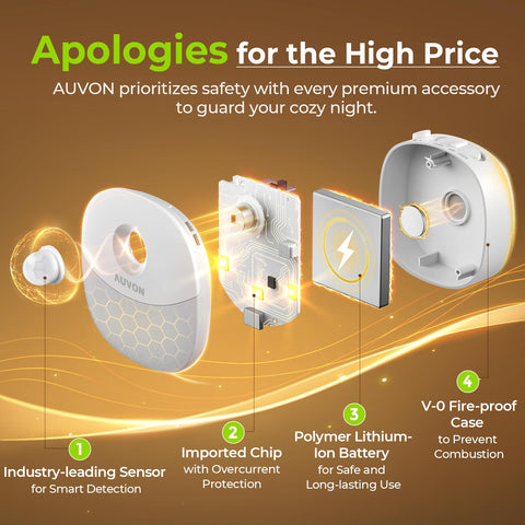 AUVON night light offers five modes for flexible lighting options