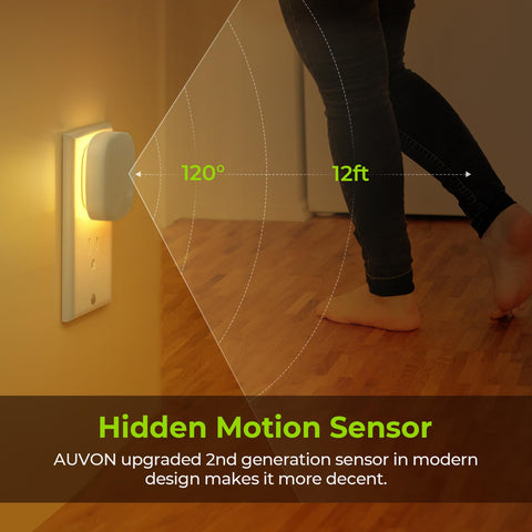 AUVON compact four-pack fits outlets without blocking adjacent sockets.