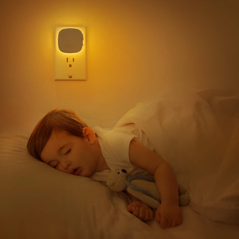 AUVON four pack plug in night lights for multiple rooms