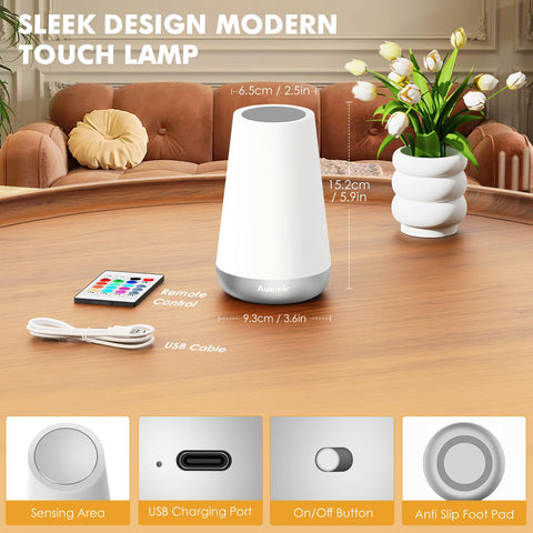 Auxmir night light suitable for living rooms, hallways, and more.