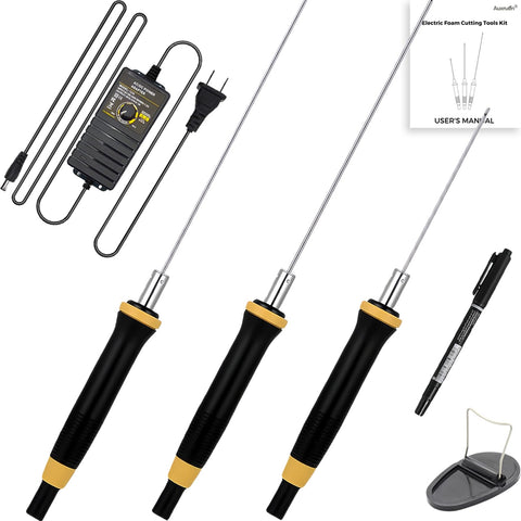 Auxruen hot wire pen 4in ready for precise foam cuts in art projects