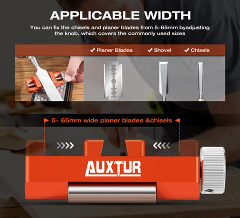 AUXTUR all-metal aluminum body resists wear and corrosion.