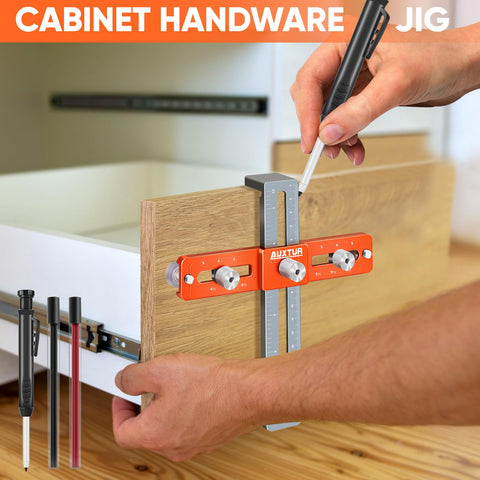 AUXTUR multi-use woodworking template supports accurate alignment in DIY tasks