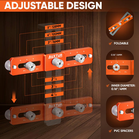 AUXTUR quick-installation tool speeds up cabinet hardware projects