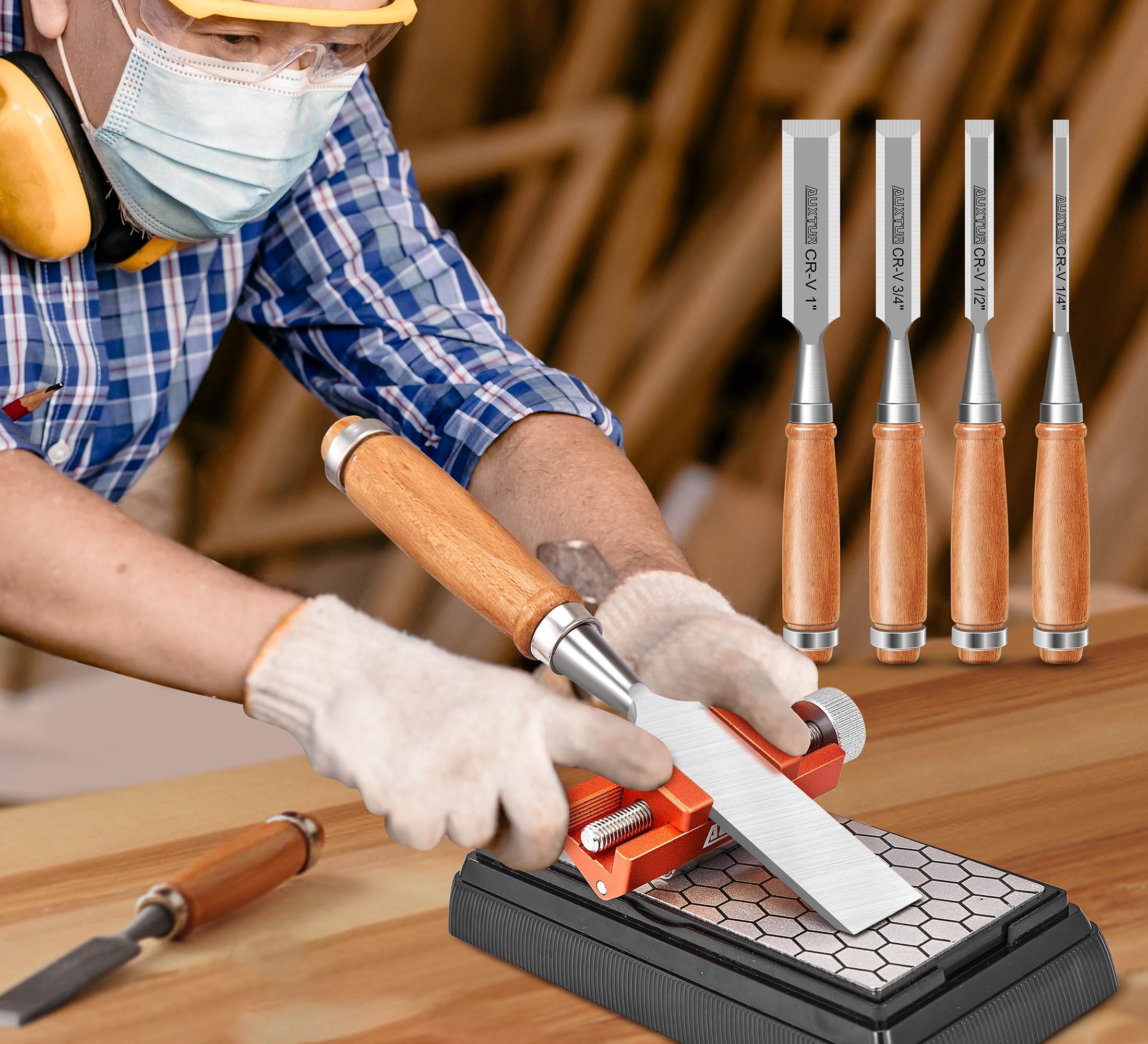 AUXTUR stable workflow reduces wobble and improves control.