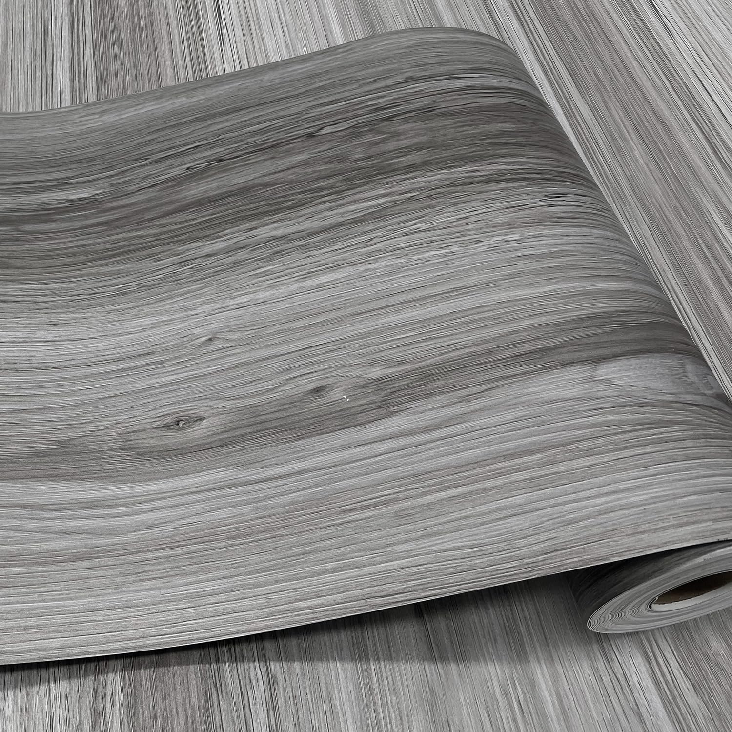 auxua wood grain floor tiles shown as 11.8-inch wide planks for fast coverage and clean lines.