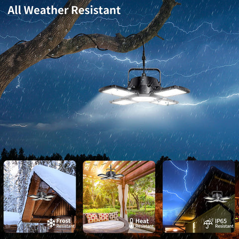 Auzev IP65 waterproof LED light built to withstand rain and elements