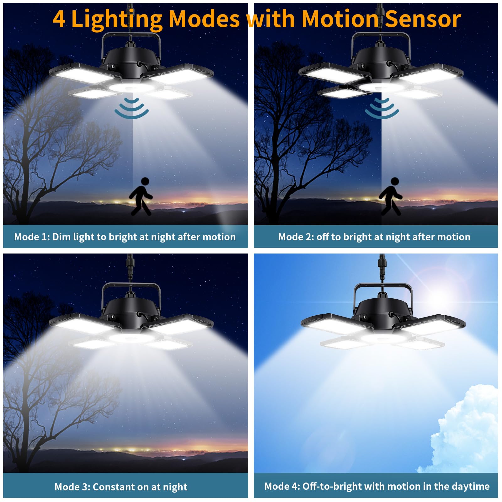 Auzev solar light remote control for easy mode and brightness adjustment