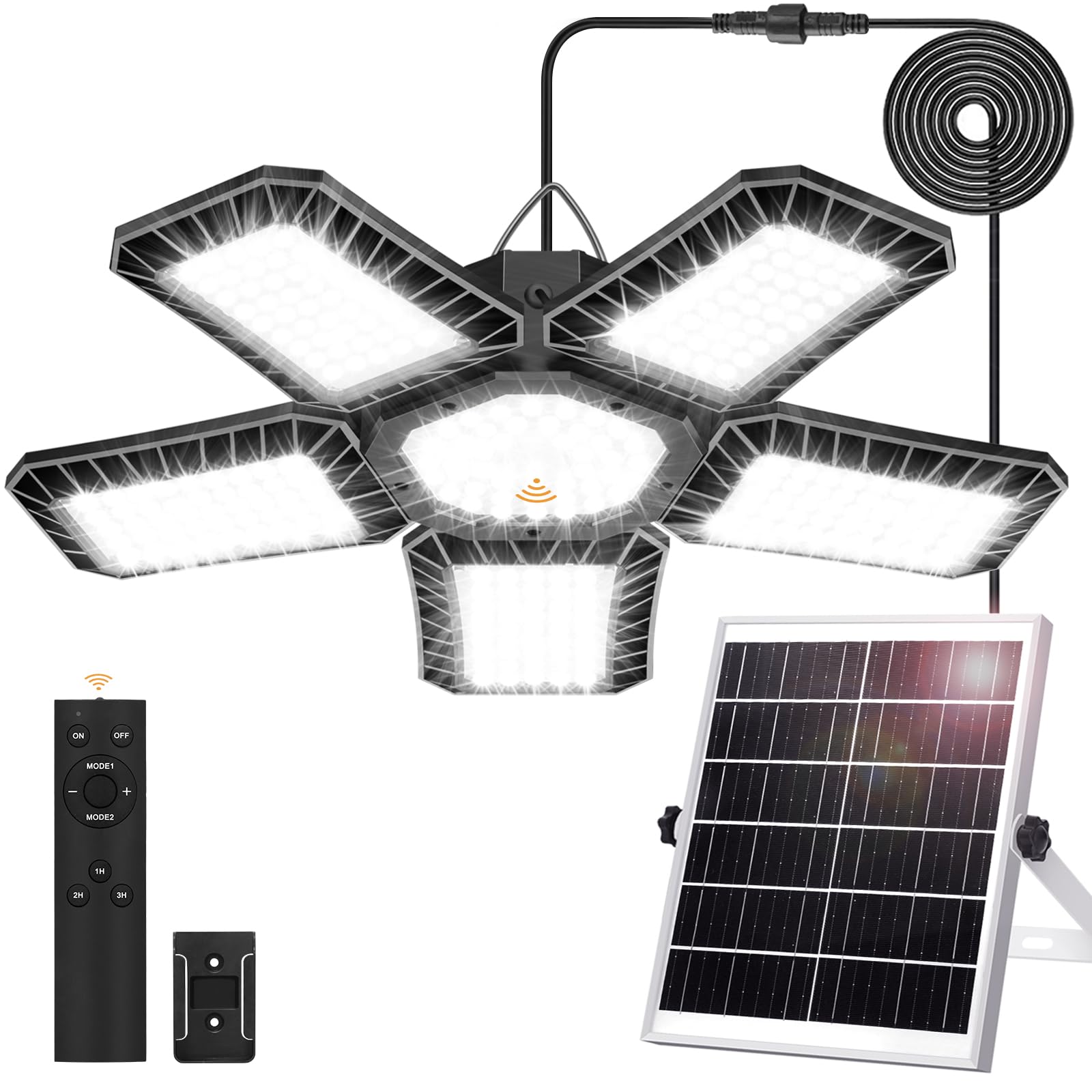 Auzev solar-light shed-assembly provides easy install and wide coverage