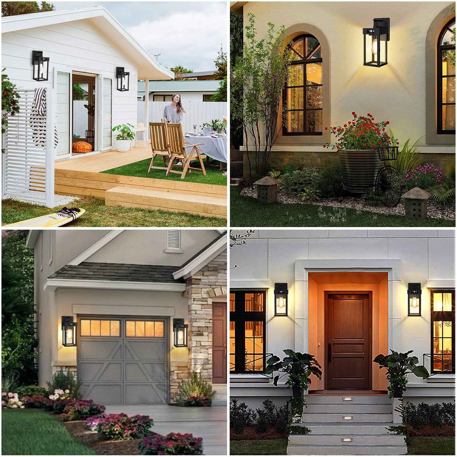 Auzev IP65 waterproof design withstands rain and wind on balcony or patio.