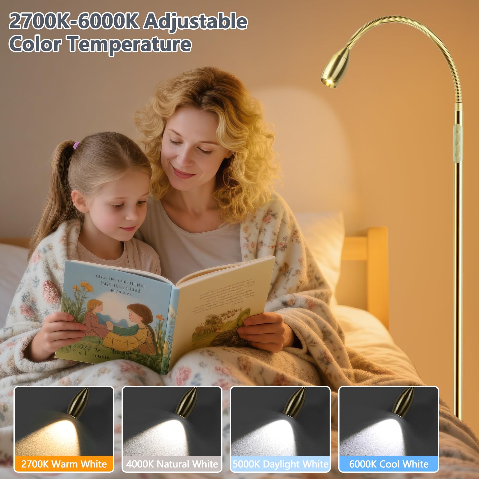 AUZONIMICS adjustable color beam from warm to cool for different moods