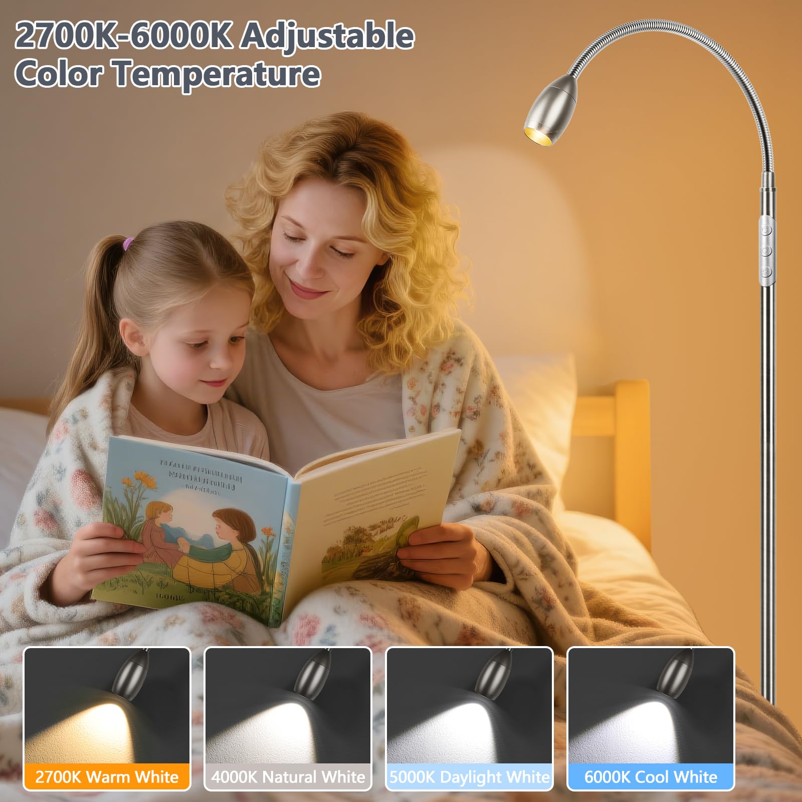 AUZONIMICS Remote and touch control simplify brightness and color adjustments.