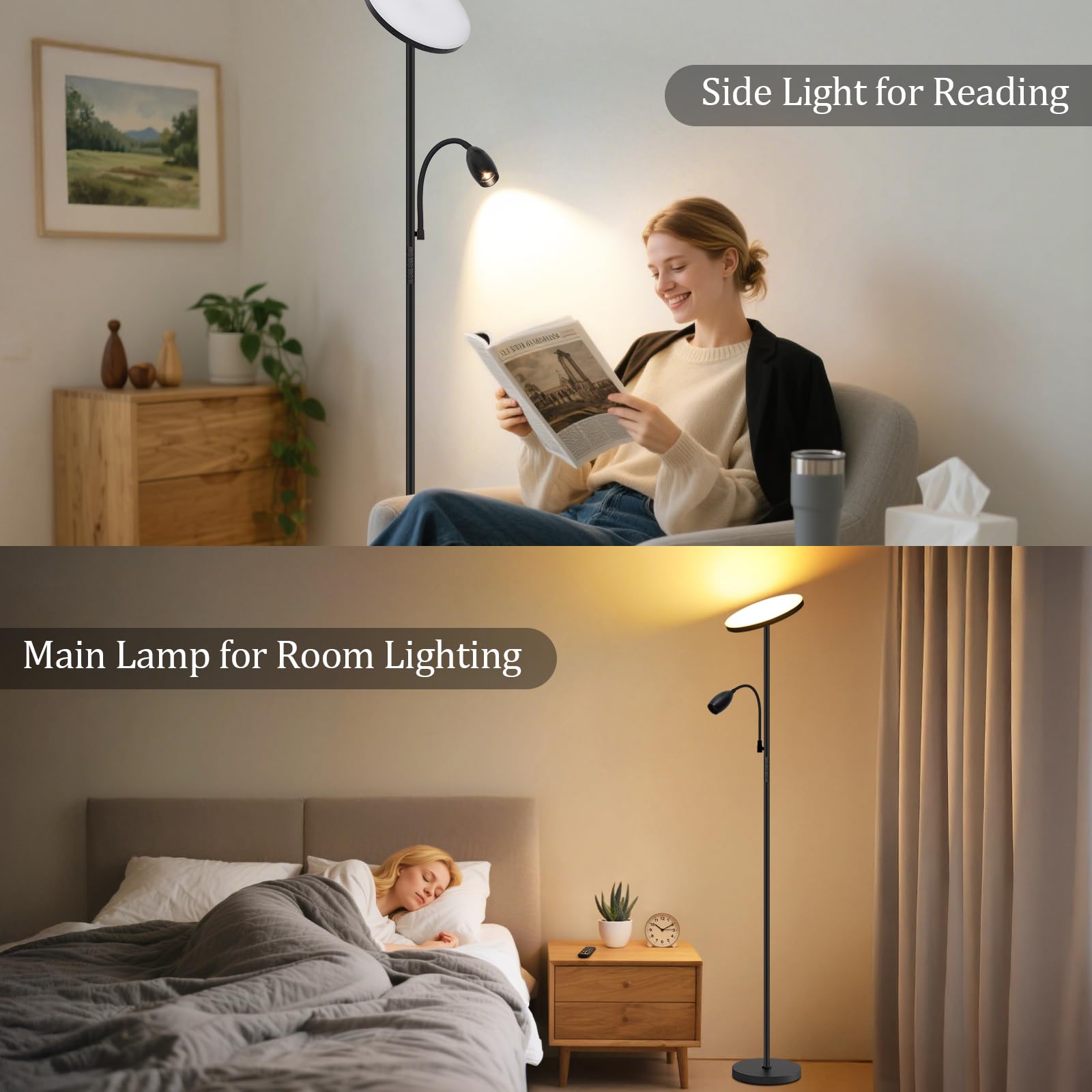 AUZONIMICS remote control for convenient lighting adjustments from across the room