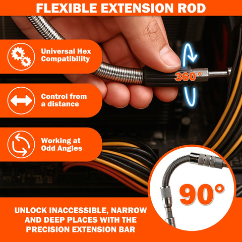 AV Steel Y-handle provides comfortable, stable control during repairs
