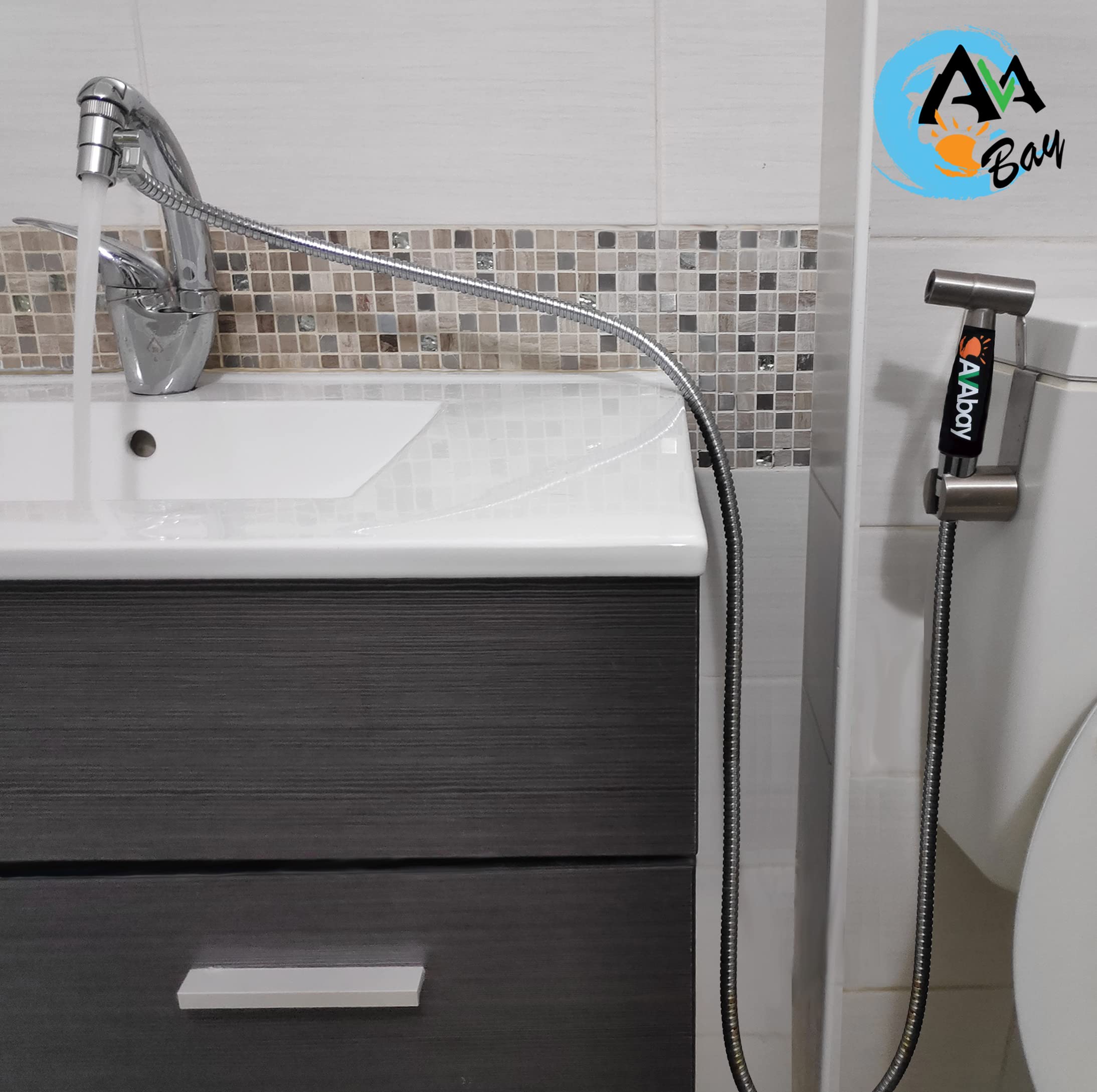 AVAbay 80-inch hose extended reach for flexible cleaning tasks.