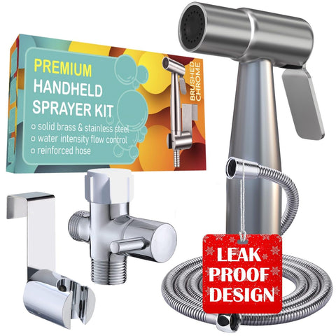 AVAbay premium bidet sprayer with leak-proof-stainless construction demonstrates durable bathroom performance.