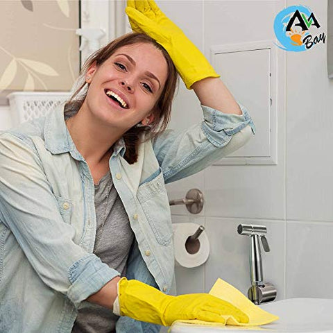 AVAbay sleek stainless finish complements modern bathroom decor.