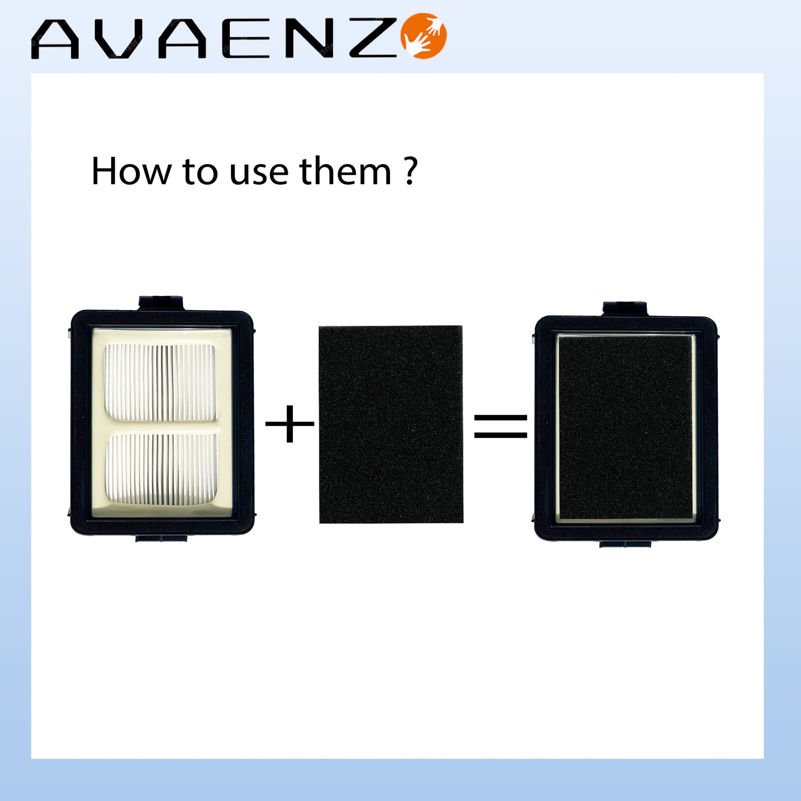 Avaenzo Shark replacement pre-motor filter improving airflow and suction