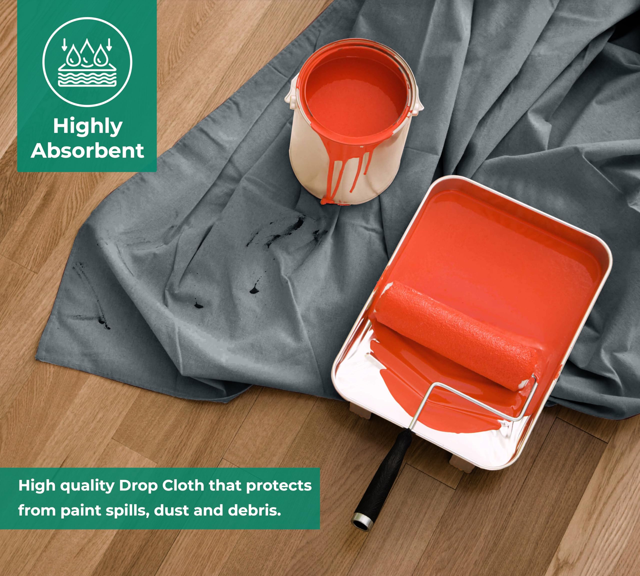 A close-up of Avalon Home canvas blend showing durable cotton-poly fabric