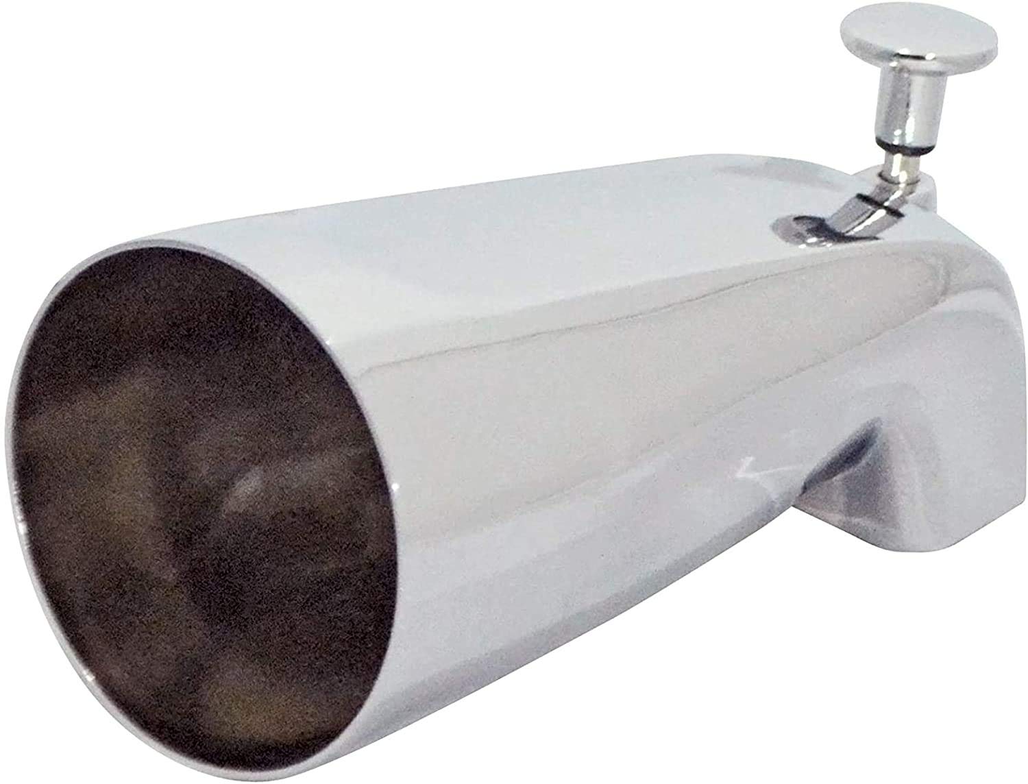 Avalon tub spout; proper installation with Teflon tape enhances seal.