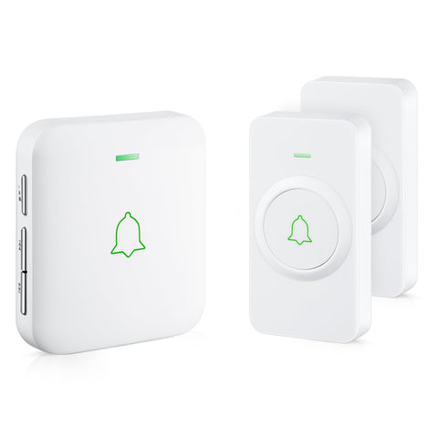 AVANTEK CW-21 doorbell front view highlighting wireless design and long-range capability