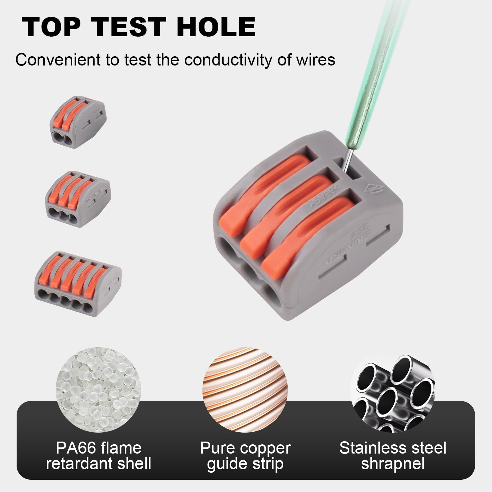 AVARBUVO compatible with 28-12 AWG wires for versatile projects.
