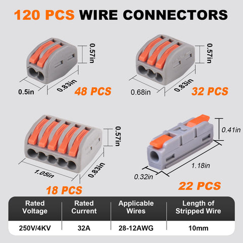 AVARBUVO kit assembly showing multiple port options for 2/3/5 conductors.