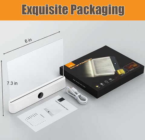 Aveki bedside light creates cozy study ambiance for bedtime reading.