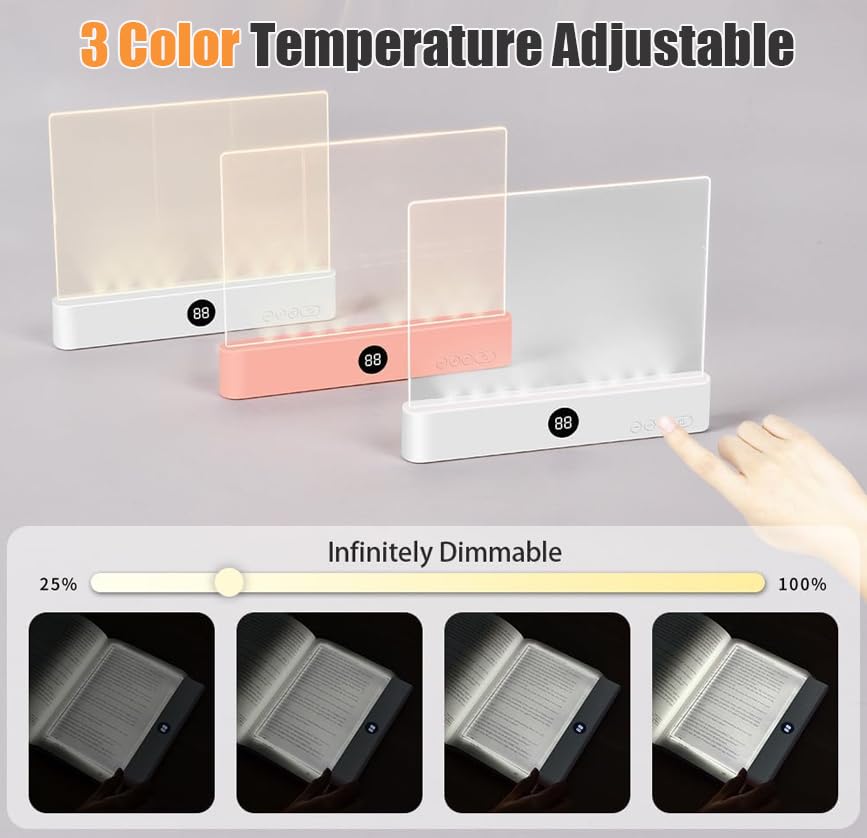 Aveki dimmable three-color light adapts to white, warm, or neutral tones.
