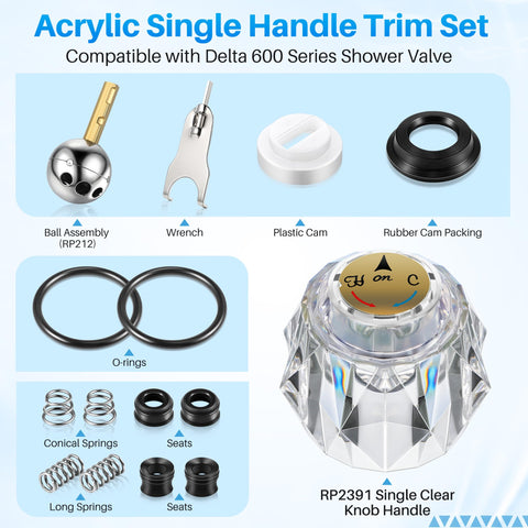 Delta 600 Series repair kit by Avenuebool includes all essential parts for repair