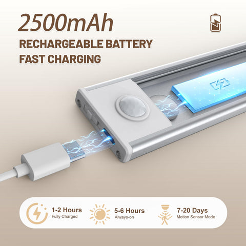 AVEVA 2500mAh battery powers 5–6 hours of continuous use.