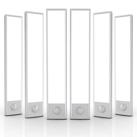 AVEVA 6-pack wireless under cabinet lights for clutter-free kitchen task lighting.