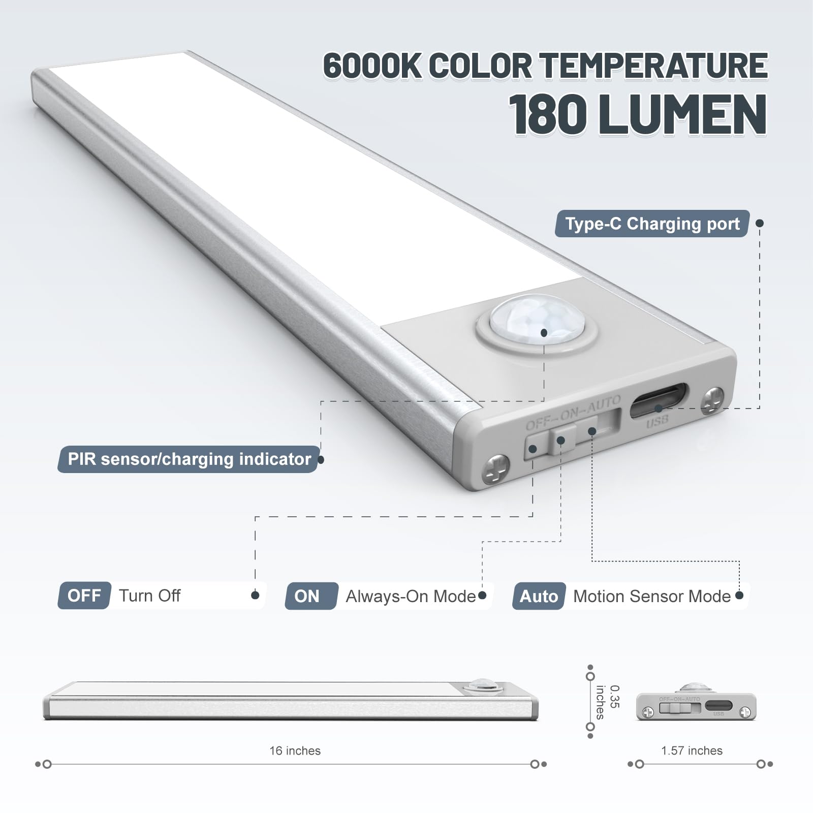 AVEVA motion sensor activation in a dim hallway for automatic lighting