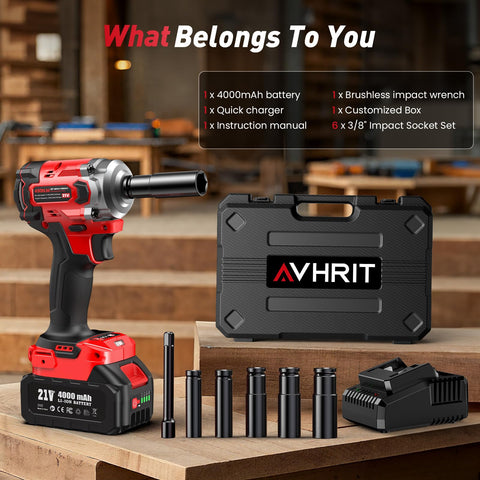 Five included sockets from Avhrit for immediate compatibility