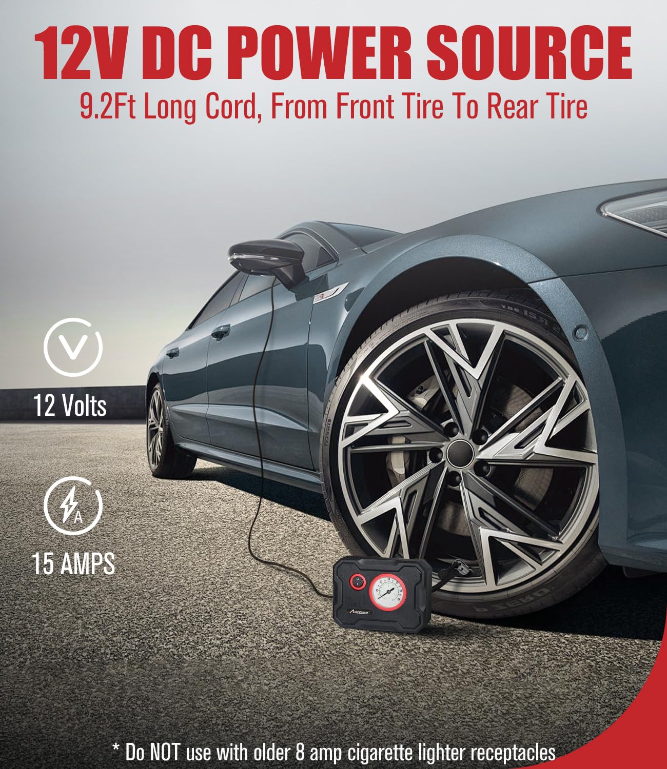 AVID POWER compact storage fits neatly in your trunk or glovebox.