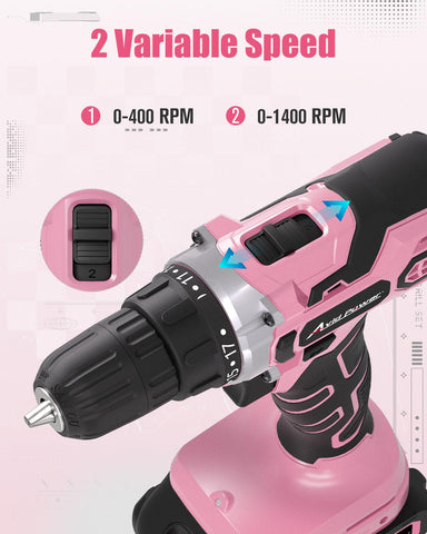 LED work light on AVID POWER 20V drill for better visibility