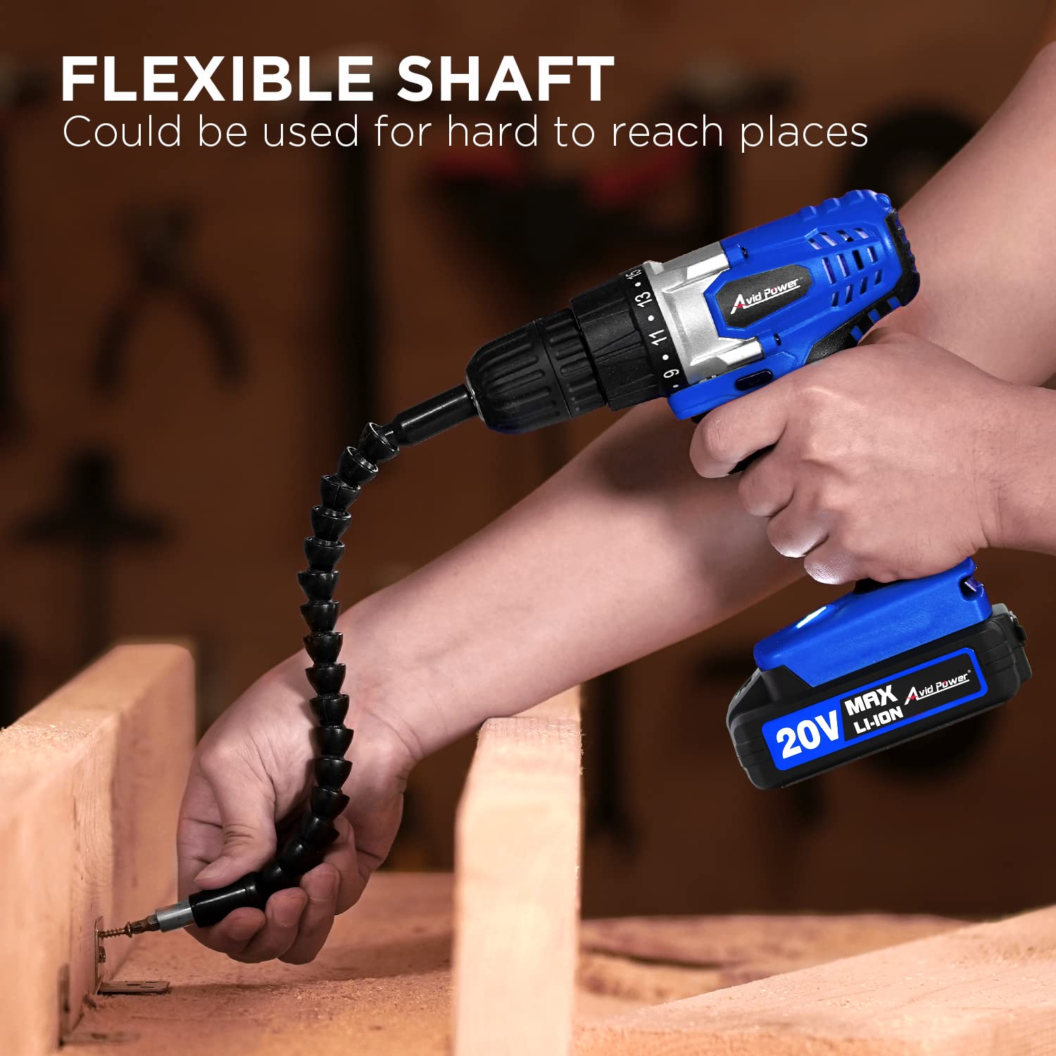 AVID POWER 22-piece kit provides versatile drill and driver bits.