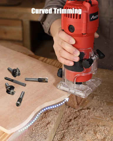 AVID POWER 630W depth adjustment allows precise height for fine cuts.