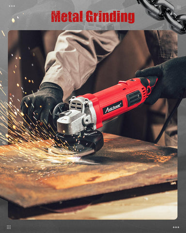 AVID POWER includes metal grinding wheels for finishing tough metals