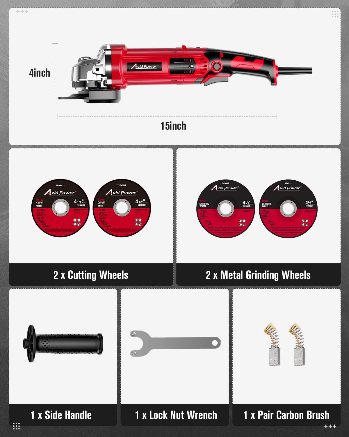 AVID POWER packaging with accessories for turnkey project readiness