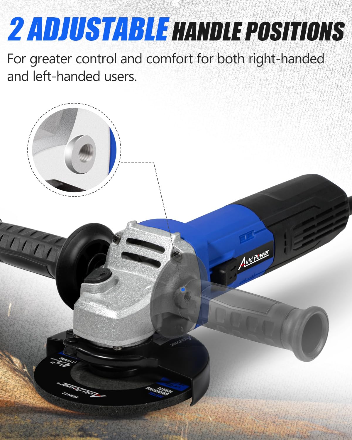 AVID POWER angle grinder cutting wheels for precise metal cuts.