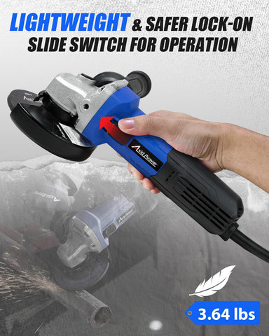 AVID POWER angle grinder safety cover shields you from sparks.