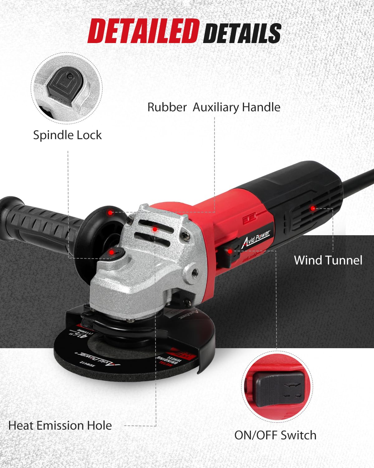 AVID POWER spindle lock enables quick wheel changes
