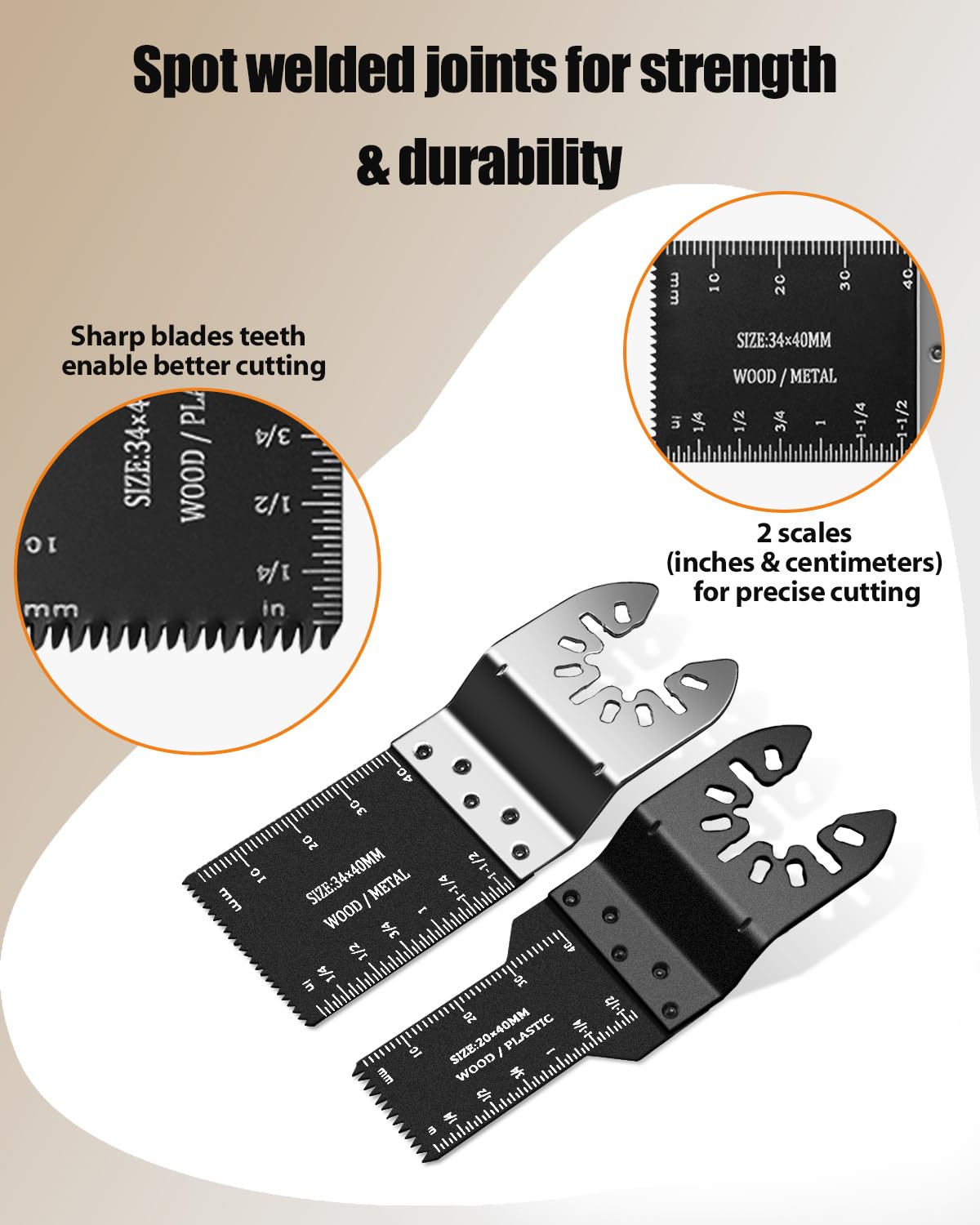 AVID POWER blades for metal, wood, and plastic in one versatile set