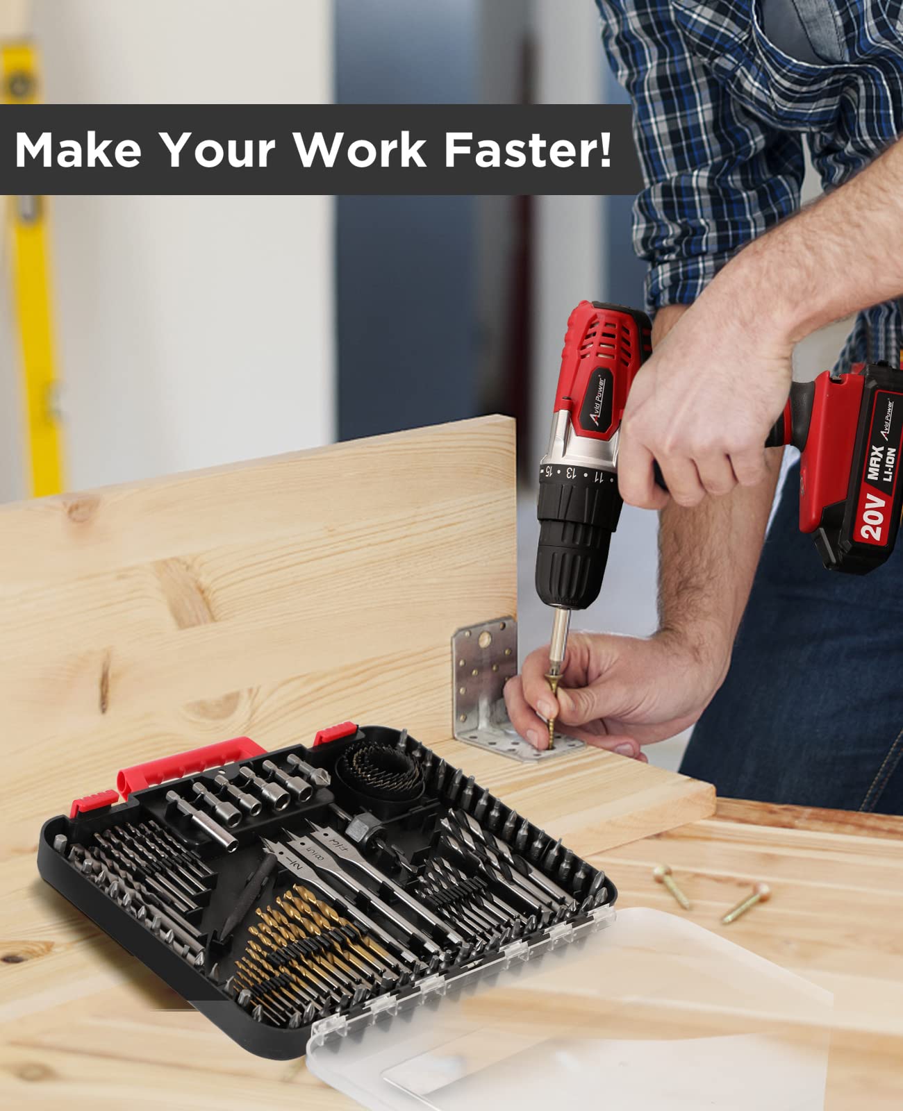 AVID POWER countersink and hole saws expand drilling and finishing options