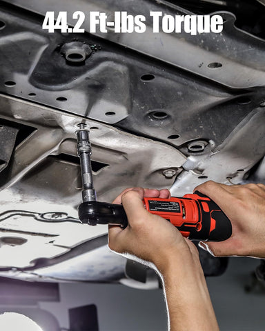 AVID POWER dual 2.0Ah batteries extend the tool's runtime for longer jobs.