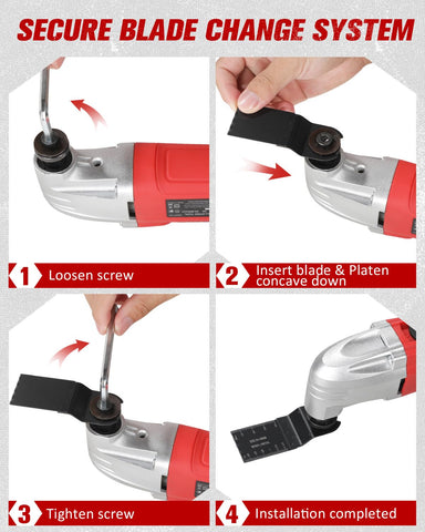 AVID POWER ergonomic rubber-grip handle for comfortable use