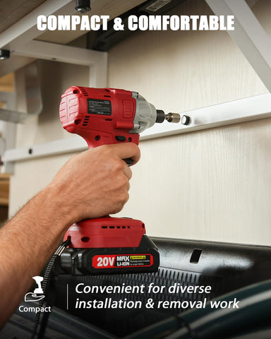 AVID POWER LED-light illuminates work area for precise driving in dim spaces