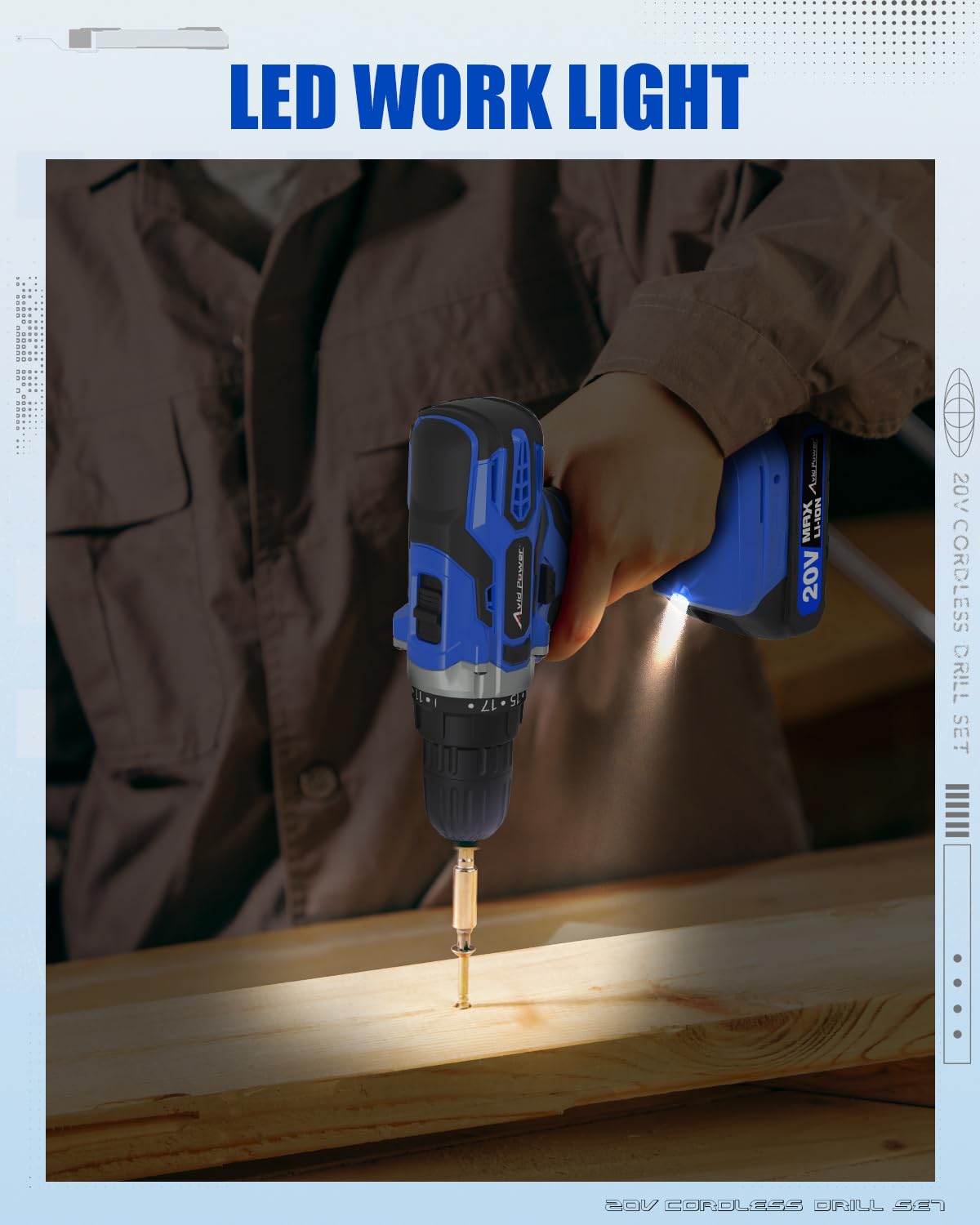 AVID POWER magnetic flexible shaft aids hard-to-reach placements during tasks.