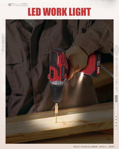 Magnetic flexible shaft for AVID POWER drill reaches tight angles.